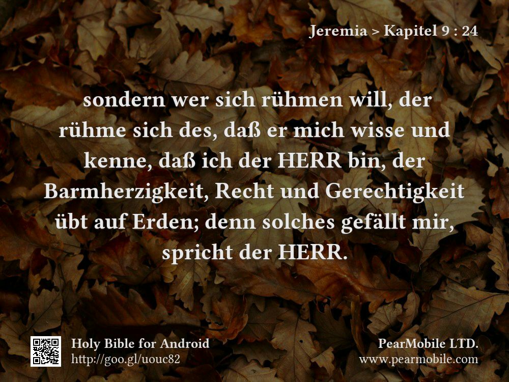 Jeremia, Kapitel 9:24